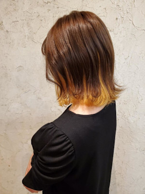 【Flor】*グランジボブ+ハニーベージュ*