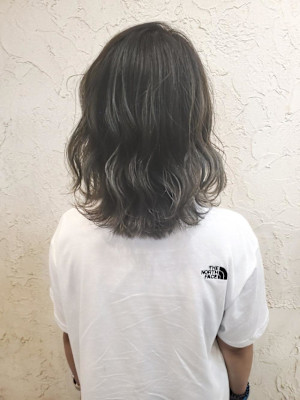 【Flor】*３Dハイライト+アッシュグレージュ*