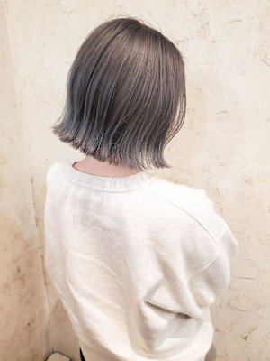 【Flor】*くびれボブ+シルバーグレージュ*