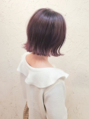 【Flor】*ボブルフ+ラベンダーベージュ*