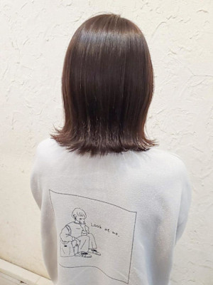 【Flor】*外ハネロブ+ショコラベージュ*