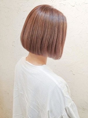 【Flor】*フレンチボブ+ロイヤルミルクティカラー*