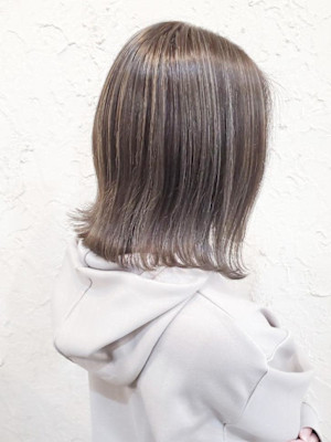 【Flor】＊ハイライト＋アッシュグレー＊