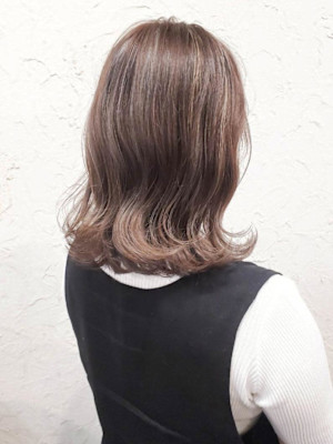 【Flor】*くびれミディ+ハイライトグレージュ*