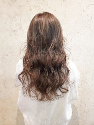 【Flor】*フェザーロング+ヘーゼルベージュ*