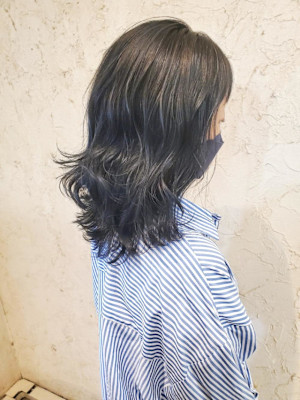 【Flor】*フェザーレイヤー+ラベンダーグレージュ*