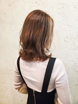 【Flor】*フェイスフレーミング+ミルクティベージュ