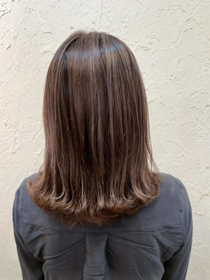 【Flor】*外ハネロブ＋ラベンダーベージュ*