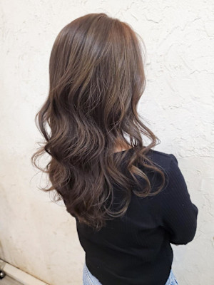 【Flor】*抜け感ウェーブ+ココアベージュ