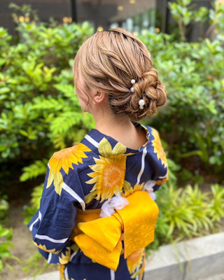 Hair Make ASCE×浴衣着付け×アップスタイル