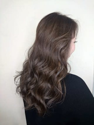 【Flor】*セピアグレージュ+ラベンダーメッシュ*