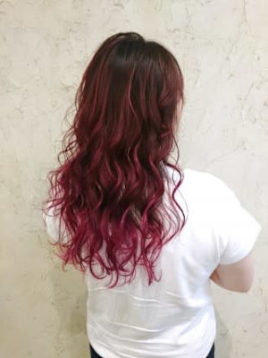 【Flor】*グラデーション+ピンクパープル*