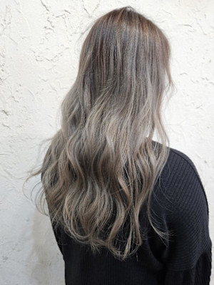 【Flor】ハイトーングレージュ×ロング*