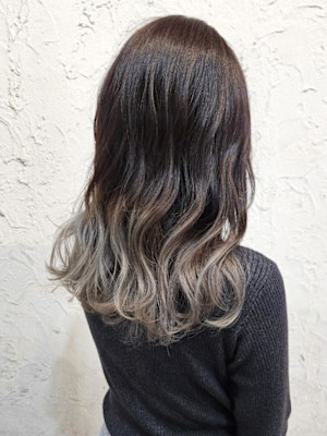 【Flor】*グラデーションWカラー+アッシュ*