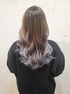 【Flor】*グラデーション+ホワイトグレイ*