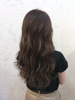 【Flor】*無造作カール+グレージュブラウン*