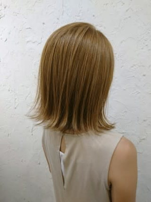 【Flor】*外ハネボブ+クールベージュ*