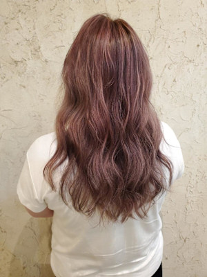 【Flor】*エアリーカール+ラベンダーピンク*