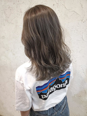 【Flor】*外国人風ヘア+プラチナグレージュ*