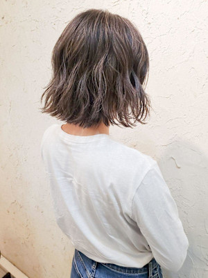 【Flor】*なみなみウェーブボブ+パールラベンダー*