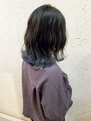 【Flor】*ラインカラー+ネイビーグレー*