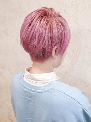 【Flor】*ベビーショート+ミルキーピンク*