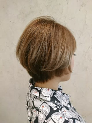 【Flor】*ハンサムショートボブ+シナモンベージュ*
