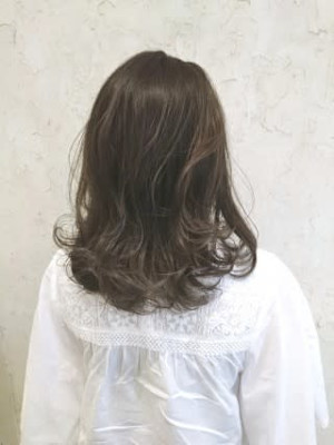 【Flor】*無造作カール+チャコールグレージュ*