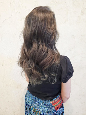 【Flor】*フェザーカール+プラチナグレージュ*