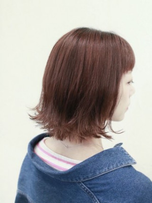 【Flor】*切りっぱなしフェザーボブ*