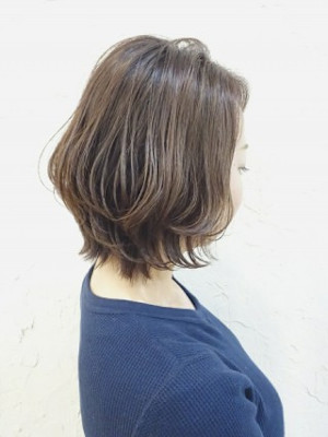 【Flor】*伸ばしかけボブ+ヌーディグレージュ*