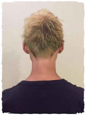 【Flor】*Wカラー×アップバング×ライムゴールド*