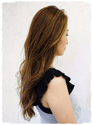 【Flor】*抜け感ヘルシーロング×ハニーヘア＊