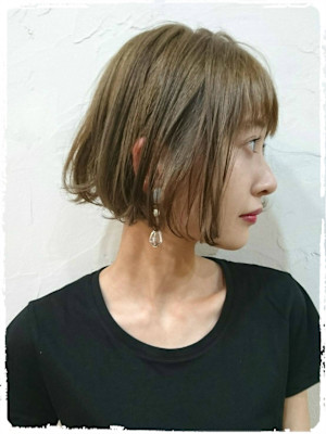 【Flor】*ハンサムボブ×ベビーバング*