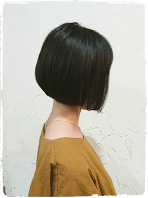 【*+お客様STYLE+*Frenchミニボブ*モーヴグレー