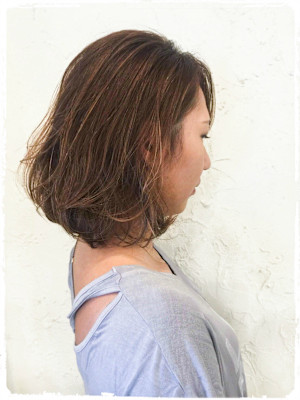 【*+お客様STYLE+*憧れ満点*女性らしいレトロボブ*】