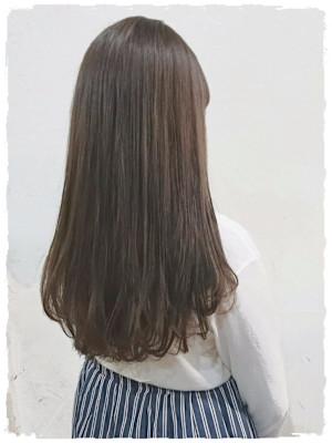 ≪2017ss/ラベンダーグレージュ*フリンジロング≫