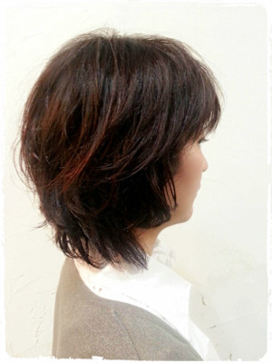 ≪キレイめ無造作ヘア*ピンクプラムカラー≫