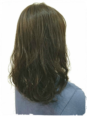 ≪パーマで簡単スタイリング♪カーキグレージュカラー≫