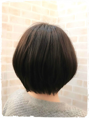 ≪白髪染めでもオシャレに!!*まとまりボブ≫