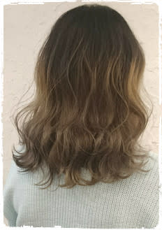 ≪バレイヤージュ×アッシュ≫