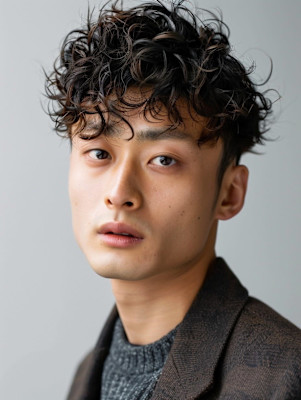 メンズパーマカット