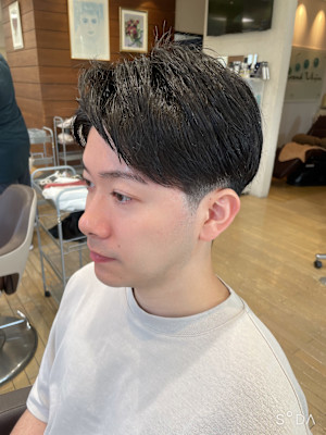 爽やかなマッシュスタイル