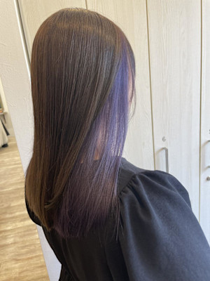 インナーカラー/ベージュカラー/メテオ