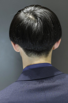 サラっと刈り上げマッシュ