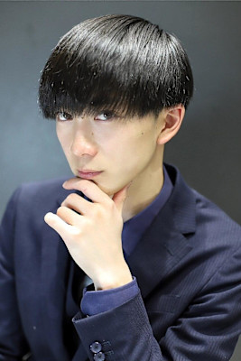 サラっと刈り上げマッシュ