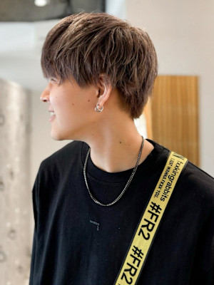 [takumi]メンズマッシュ/ベージュ/メンズハイトーン