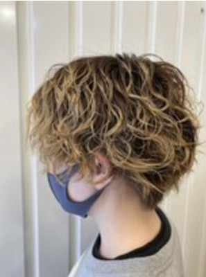 スパイラルパーマ|ハイトーン|ハイライト【花巻|北上】