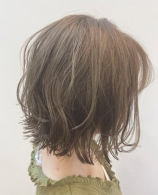 前下がりボブ|ナチュラル|オリーブ|ボブ【花巻|北上】