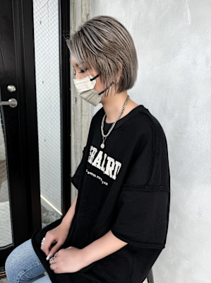 ★ショートレイヤーボブのシャドウルーツバレ★